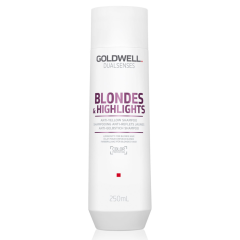 GOLDWELL Dualsenses Blondes & Highlights 250ml, szampon neutralizujący do włosów blond 