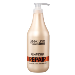 STAPIZ Sleek Line Repair Shampoo 1000ml, szampon do włosów z jedwabiem