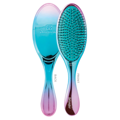 OLIVIA GARDEN Aurora Blue, szczotka do rozczesywania włosów grubych niebiański róż