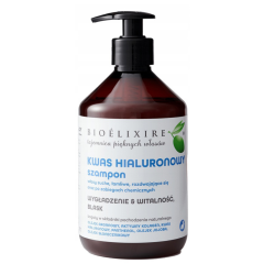 BIOELIXIRE Kwas Hialuronowy 500ml, szampon nawilżający