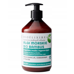 BIOELIXIRE Algi Morskie Bio Bambus 500ml, maska regenerująca 