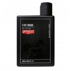 UPPERCUT Deluxe 3 in 1 Wash 240ml, kosmetyk 3 w 1 do mycia włosów, twarzy i ciała