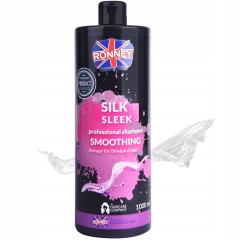 RONNEY  Silk Sleeek Smoothing 1000ml, szampon wygładzający 