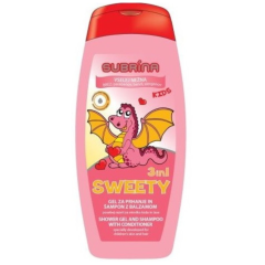 SUBRINA Sweety 3in1 250ml, szampon, odżywka i żel pod prysznic dla dzieci