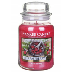 YANKEE CANDLE Red Raspberry 623g, świeczka zapachowa