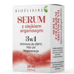 BIOELIXIRE 20ml, Serum z olejkiem arganowym do włosów