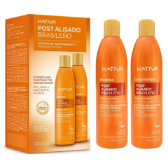 KATIVA Post Alisado 2 Set 2x250ml, zestaw po keratynowym prostowaniu