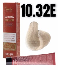 ECHOSLINE Seliar Synergy Color 10.32E 100ml kremowa farba do włosów bez amoniaku z arganem i keratyną