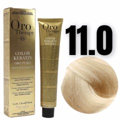 FANOLA Oro Therapy 24k Color Keratin 11.0 100ml farba bez amoniaku z keratyną, złotem koloidalnym i olejkiem arganowym