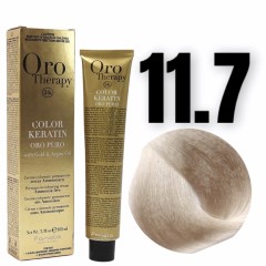 FANOLA Oro Therapy 24k Color Keratin 11.7 100ml farba bez amoniaku z keratyną, złotem koloidalnym i olejkiem arganowym