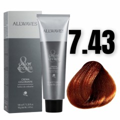 ALLWAVES Color Cream 7.43 100ml farba do włosów