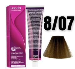 LONDA PROFESSIONAL Londacolor Permanent 8/07 60ml profesjonalna farba do włosów 
