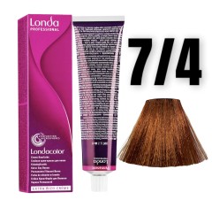 LONDA PROFESSIONAL Londacolor Permanent 7/4 60ml profesjonalna farba do włosów 