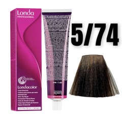 LONDA PROFESSIONAL Londacolor Permanent 5/74 60ml profesjonalna farba do włosów