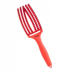 OLIVIA GARDEN Fingerbrush Neon Orange, szczotka do rozczesywania pomarańczowa