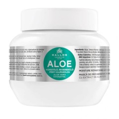 KALLOS Kjmn Aloe  275ml, maska do włosów aloesowa regeneracyjno- nawilżająca