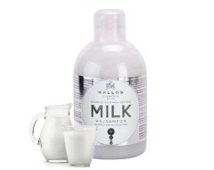 KALLOS Kjmn Milk 1000ml Szampon do włosów z proteinami