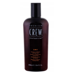 AMERICAN CREW Classic 3 in 1 250ml, szampon, odżywka oraz żel pod prysznic dla mężczyzn