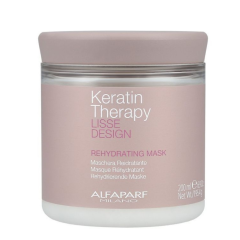 ALFAPARF Lisse Design Keratin Therapy Rehydrating Mask 200ml, maska nawilżająca