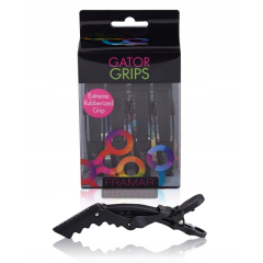 FRAMAR Gator Grips Clips Black 4szt, czarne klipsy krokodylki