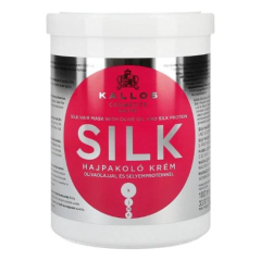 KALLOS Kjmn Silk 1000ml, maska do włosów z jedwabiem 