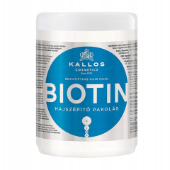 KALLOS Kjmn Biotin 1000ml, maska do włosów z biotyną