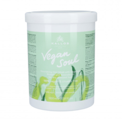 KALLOS Vegan Soul Nourshing Hair Avocado Mask 1000ml, maska z proteinami 