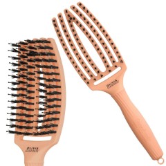 OLIVIA GARDEN Fingerbrush Bloom Peach, szczotka do rozczesywania brzoskwiniowa