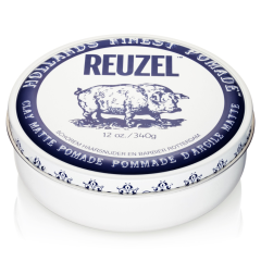 REUZEL Clay Matte Pomade 340g, modelująca glinka do włosów na bazie wody