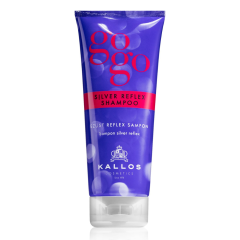 KALLOS GoGo Silver Reflex 200ml, szampon do włosów rozjaśnionych i blond 